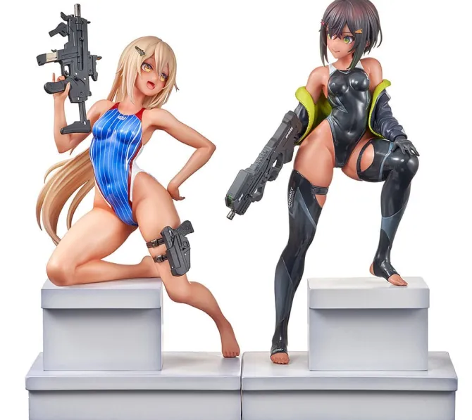 Arms Note - Swim Team Bucho-chan and Kohai-chan Statue: Ensoutoys