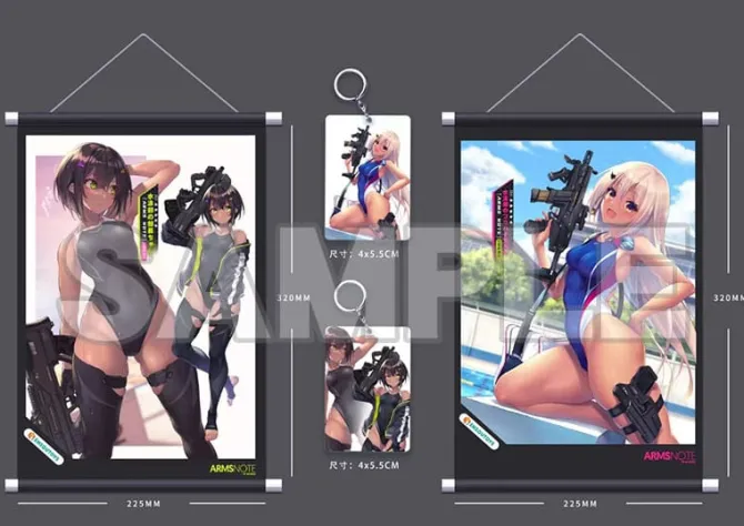 Arms Note - Swim Team Bucho-chan and Kohai-chan Statue: Ensoutoys