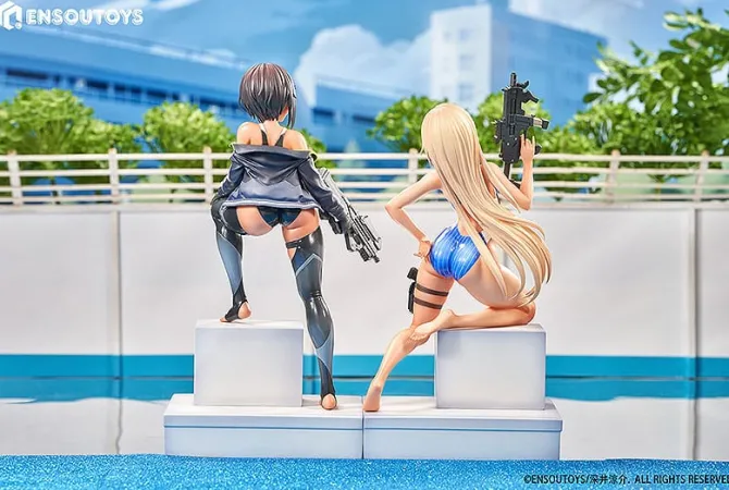 Arms Note - Swim Team Bucho-chan and Kohai-chan Statue: Ensoutoys