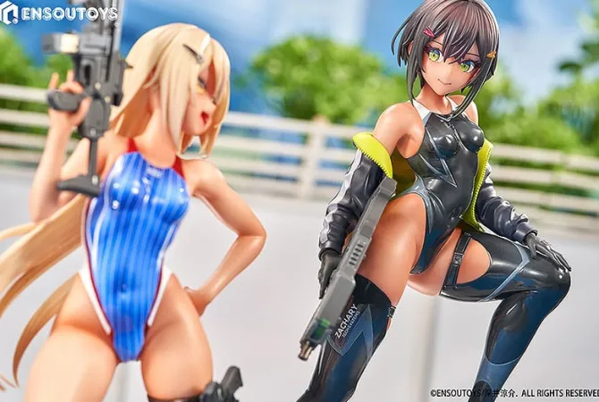 Arms Note - Swim Team Bucho-chan and Kohai-chan Statue: Ensoutoys