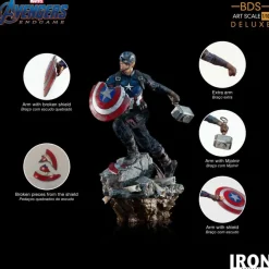 Avengers: Endgame - Captain America Statue / Deluxe BDS Art: Iron Studios