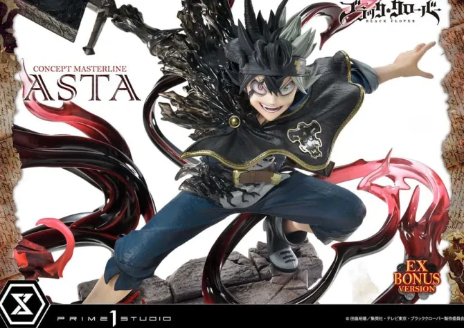 Black Clover - Asta Statue / Concept Masterline Series - Exclusive Bonus Ver.: Prime 1 Studio