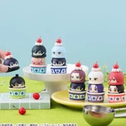 Blue Lock - Tsumichen Stack up & Change Statue / Sammelfiguren 6er-Pack (with gift): Megahouse