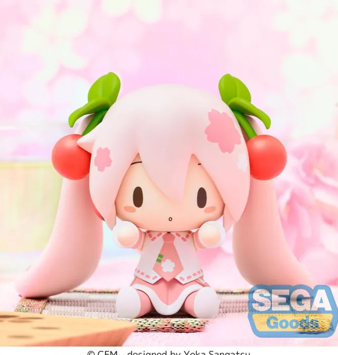 Character Vocal Series 01: - Hatsune Miku Figur / Fuwa Petit Chibi: Sega