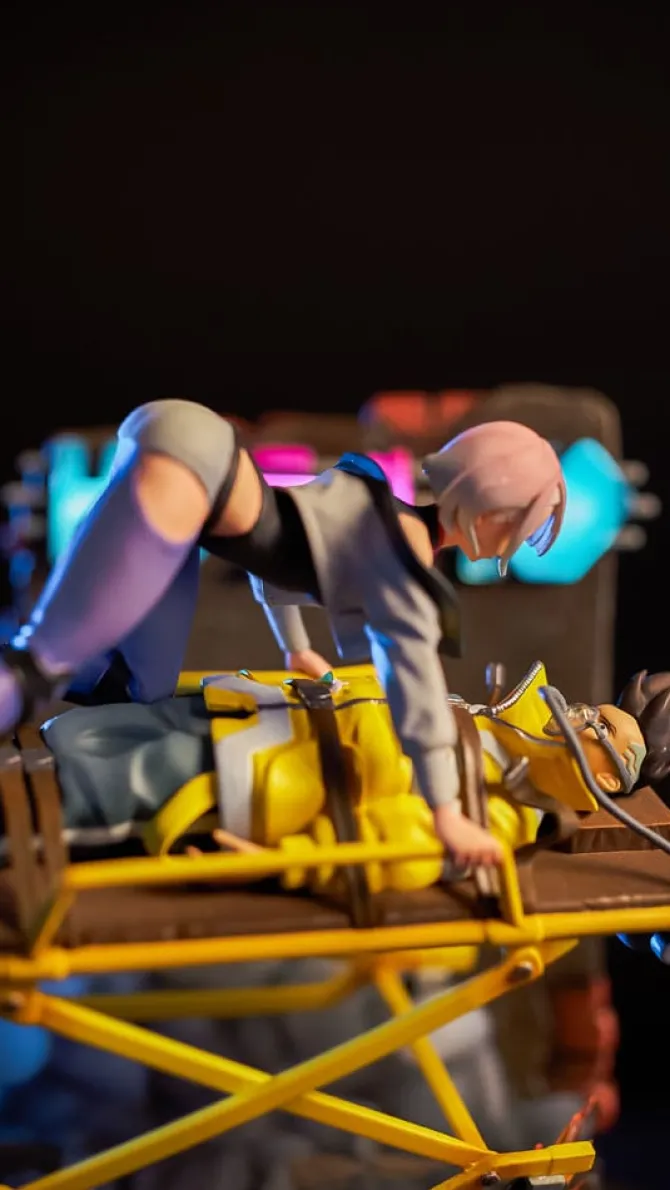 Cyberpunk: Edgerunners - Lucy & David Runaway Statue: Neamedia Icons