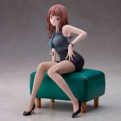 Doshima Illustration - Senior Office Lady With Many Moles Statue / Original Illustration: Union Crea