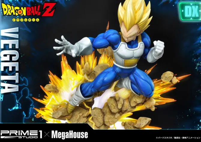 Dragon Ball Z - Super Saiyajin Vegeta Statue / Deluxe Version: Prime 1 Studio