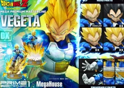 Dragon Ball Z - Super Saiyajin Vegeta Statue / Deluxe Version: Prime 1 Studio