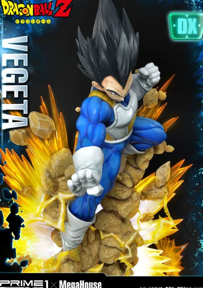 Dragon Ball Z - Super Saiyajin Vegeta Statue / Deluxe Version: Prime 1 Studio