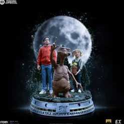 E.T. Der Außerirdische Deluxe Art Scale - E.T., Elliot and Gertie Statue: Iron Studios