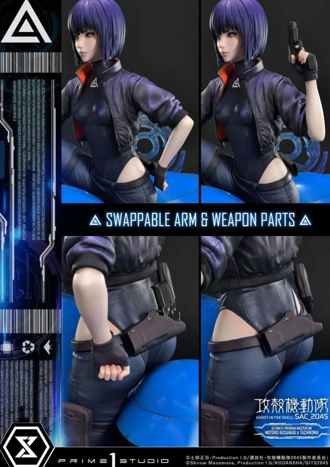Ghost in the Shell: SAC_2045 - Motoko Kusanagi and Tachikoma Statue: Prime 1 Studio