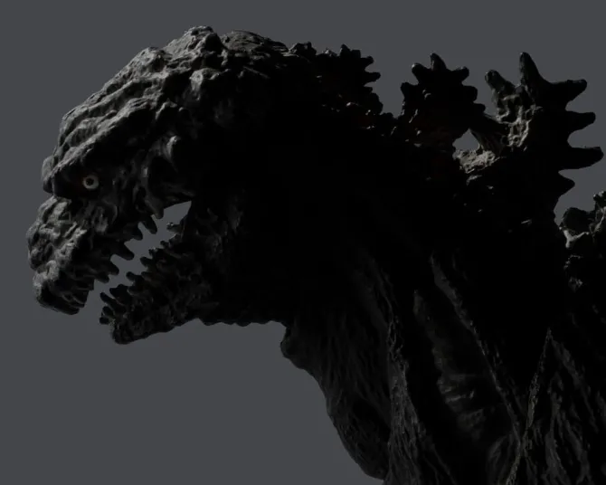 Godzilla S.H. MonsterArts - Godzilla (2016) Actionfigur / The Fourth Orthochromatic Version: Bandai