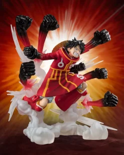 One Piece - Ruffy Statue / Figuarts ZERO - Extra Battle - Gum Gum Hawk Gatling: Tamashii Nations