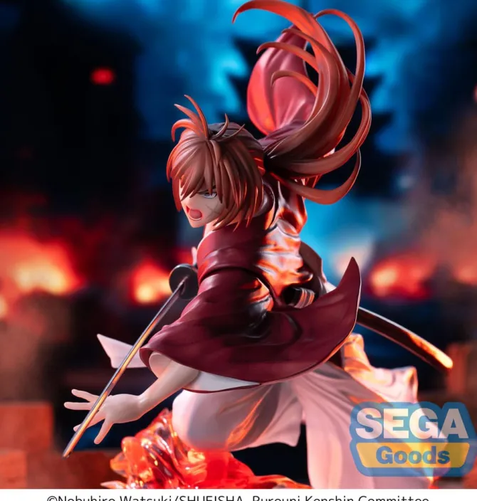Rurouni Kenshin - "Rurouni Kenshin" "Kenshin Himura" Statue / Luminasta: Sega