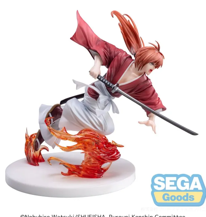 Rurouni Kenshin - "Rurouni Kenshin" "Kenshin Himura" Statue / Luminasta: Sega