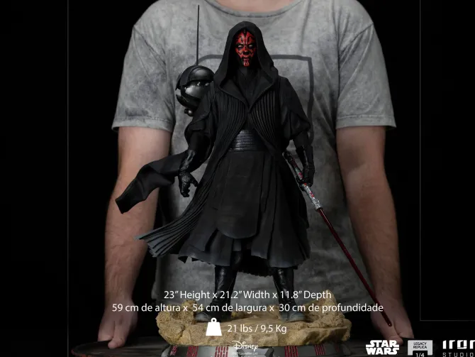 Star Wars Legacy Replica - Darth Maul Statue: Iron Studios