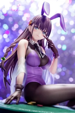 The Demon Sword Master of Excalibur Academy - Elfine Phillet Statue / wearing flower's purple bunny