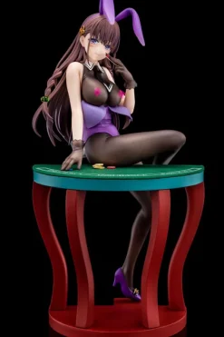 The Demon Sword Master of Excalibur Academy - Elfine Phillet Statue / wearing flower's purple bunny