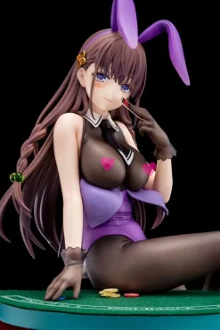 The Demon Sword Master of Excalibur Academy - Elfine Phillet Statue / wearing flower's purple bunny