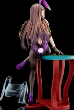 The Demon Sword Master of Excalibur Academy - Elfine Phillet Statue / wearing flower's purple bunny