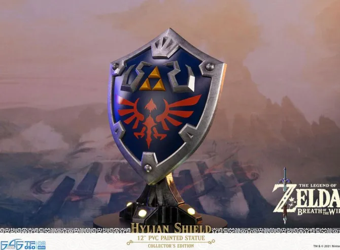 The Legend of Zelda Breath of the Wild - Hylian Shield Statue / Collector's Edition: First 4 Figures