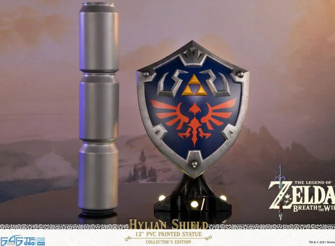 The Legend of Zelda Breath of the Wild - Hylian Shield Statue / Collector's Edition: First 4 Figures