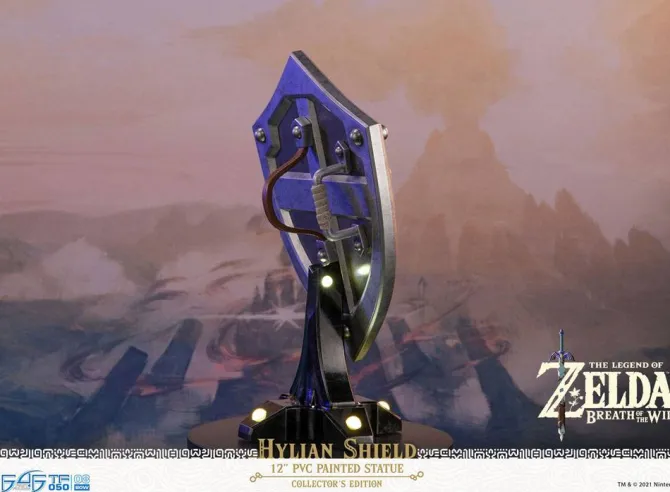 The Legend of Zelda Breath of the Wild - Hylian Shield Statue / Collector's Edition: First 4 Figures