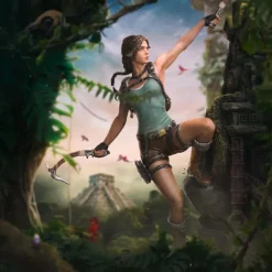 Tomb Raider - Lara Croft Statue / Deluxe Art Scale: Iron Studios
