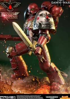 Warhammer 40K Dawn of War III - Space Marine Blood Ravens Statue: Prime 1 Studio