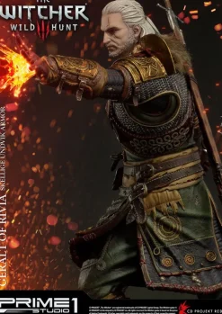 Witcher 3 Wild Hunt - Geralt of Riva Statue - Skellige Undvik Armor : Prime 1 Studio