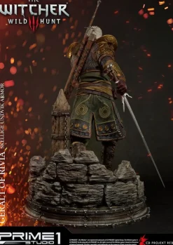 Witcher 3 Wild Hunt - Geralt of Riva Statue - Skellige Undvik Armor : Prime 1 Studio