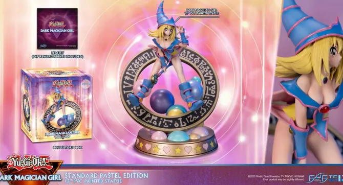Yu-Gi-Oh! - Dark Magician Girl Statue / Pastel Edition: First 4 Figures